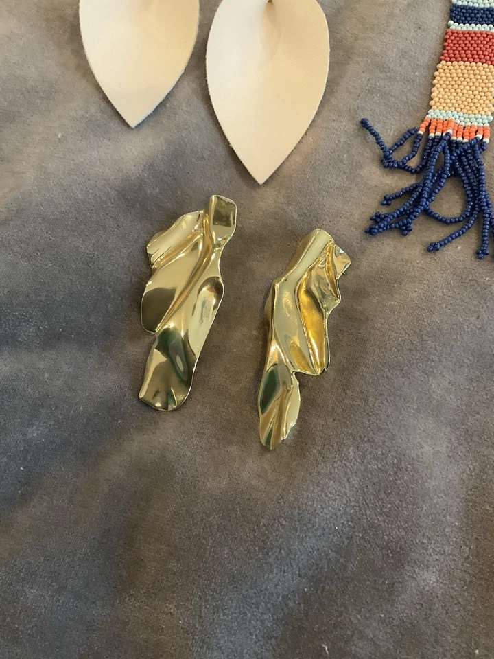 Lote 6 Pendientes Boho Pluma Cuero Cuentas Borla Libre Gente Antro Largo Foto 3 de 4