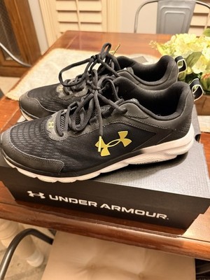 Under Armour Charged Assert 9 Men s 10 Black With Gold Logo