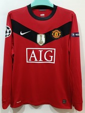 ⚽Manchester United 2009-2010 Home Long Sleeve Soccer Jersey ⚽Size M ⚽ ROONEY