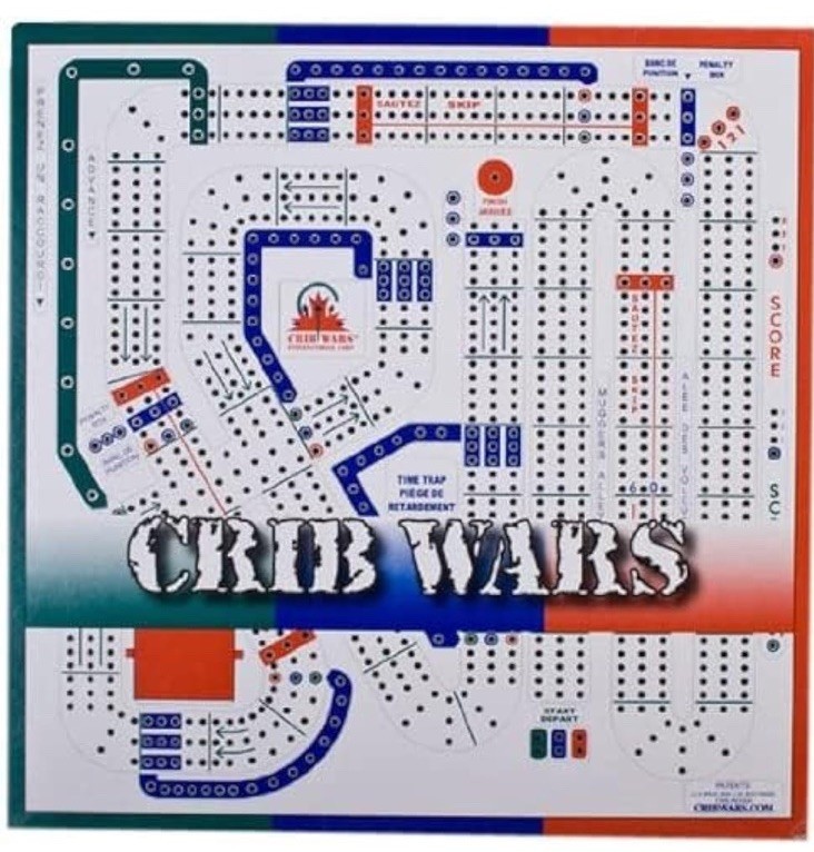 Crib Wars Cribbage With A Twist Board Game Board Sealed