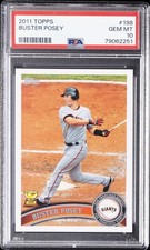 2011 TOPPS #198 BUSTER POSEY PSA 10