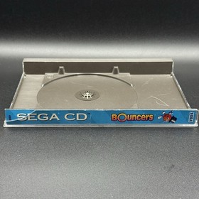 Original Back Artwork & Manual for Bouncers - Sega CD Authentic - No Game