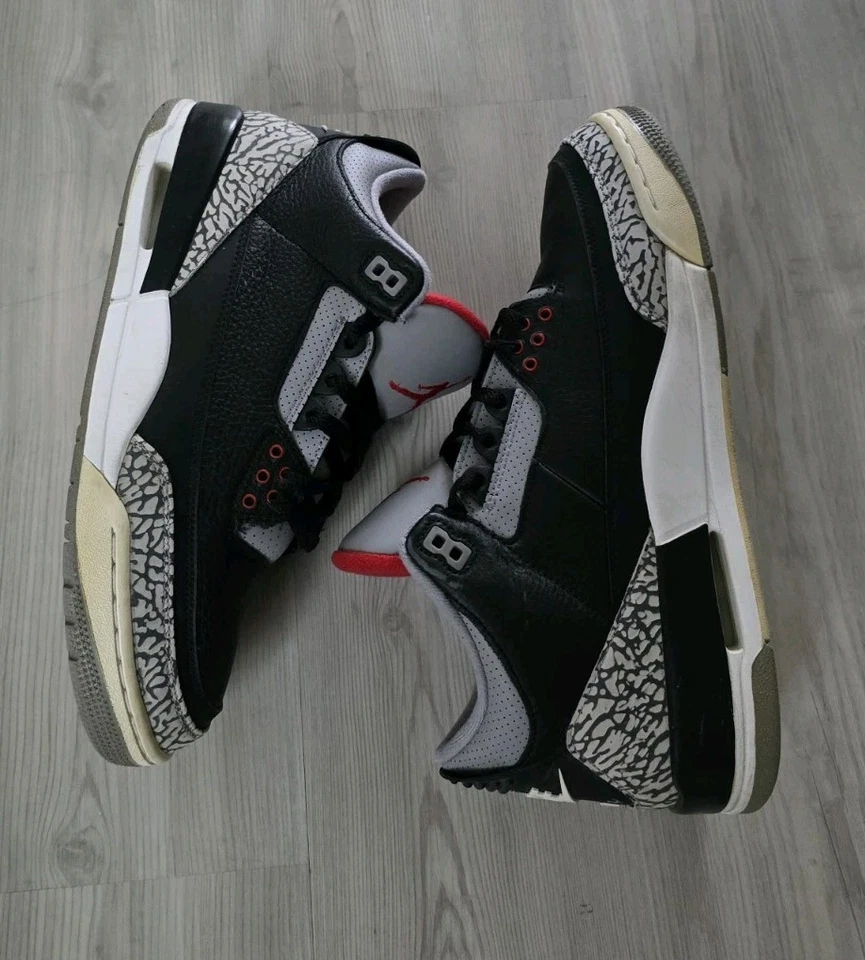 Jordan 3 Retro Black Cement 2017 尺码 10.5 — 第 3/4 张图片