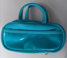7.25" x 4", Aqua Makeup Bag, Unbranded, Preowned