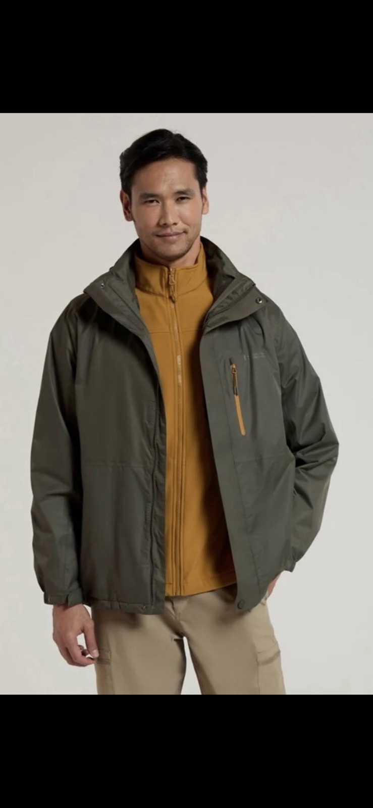 New Tagged Men’s Mountain Warehouse Extreme 3 In 1 Jacket image 6