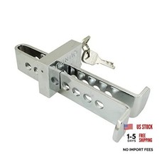 Stainless Steel Car Brake Lock - 8 Hole Brake Pedal Security Device with Anti