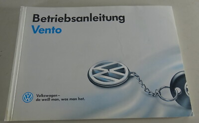 Operating Instructions / Manual VW Vento Stand 07/1992