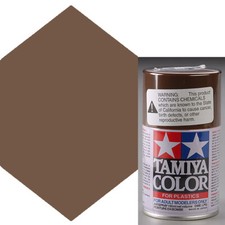 Tamiya TS-1 Red Brown Lacquer Spray Paint 3 o...