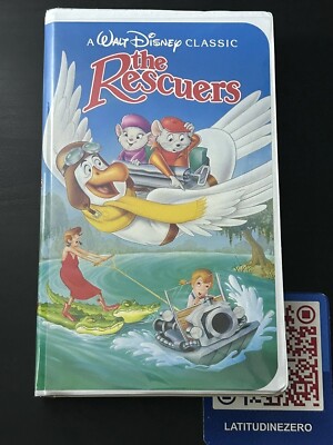 THE RESCUERS - VHS DISNEY NTSC USA in Englisch Black Diamond ''White and Bernie''