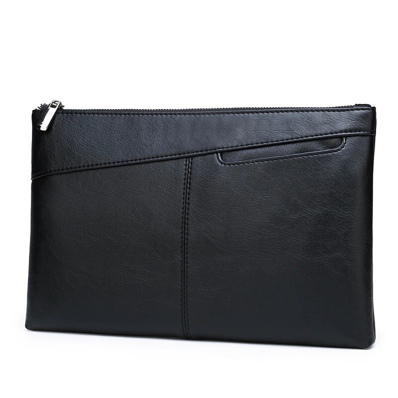 Business Men's Day Clutch Bag High-Quality PU Leather Money Handbag Casual Male
