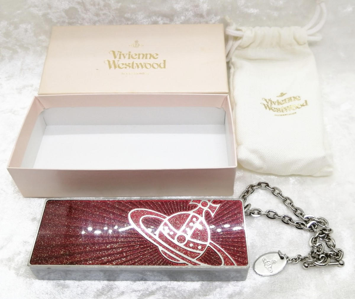 【廃盤 ラスト】Vivienne Westwod  レッド 携帯灰皿 ORBメタル ラウンド携帯灰皿(レッド)（メンズ）（1358999011