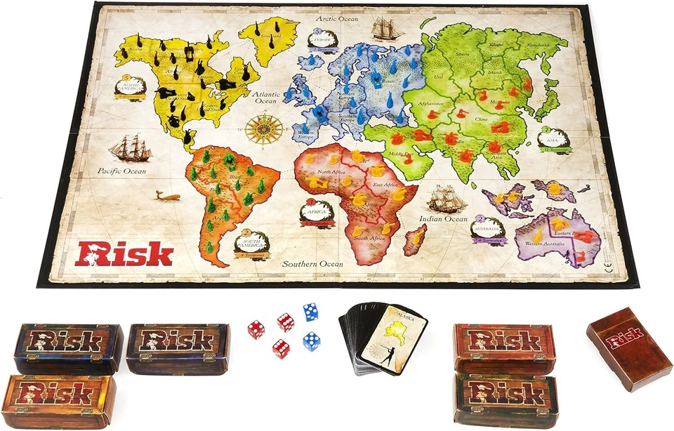 Hasbro Gaming Risk Game Board- 300 Figures - Image 3 of 4