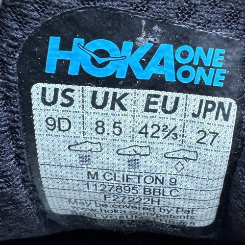 Hoka One One Herren Clifton 9 Größe US 9 D UK 8,5 BBLC 1127895 Laufschuhe - Bild 5 von 5