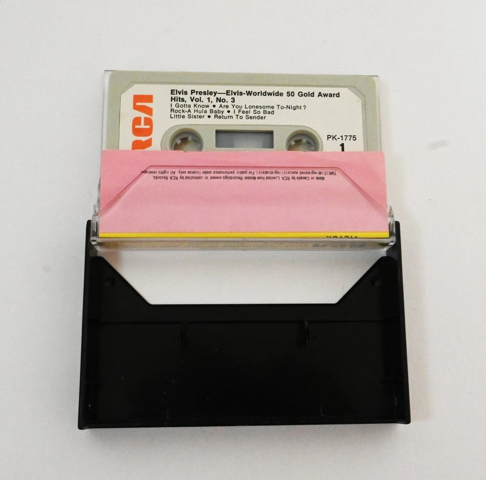 ELVIS Worldwide, 50 Gold Award Hits Vol. 1 No. 3 - 1973 Cassette Tape - Image 3 of 4