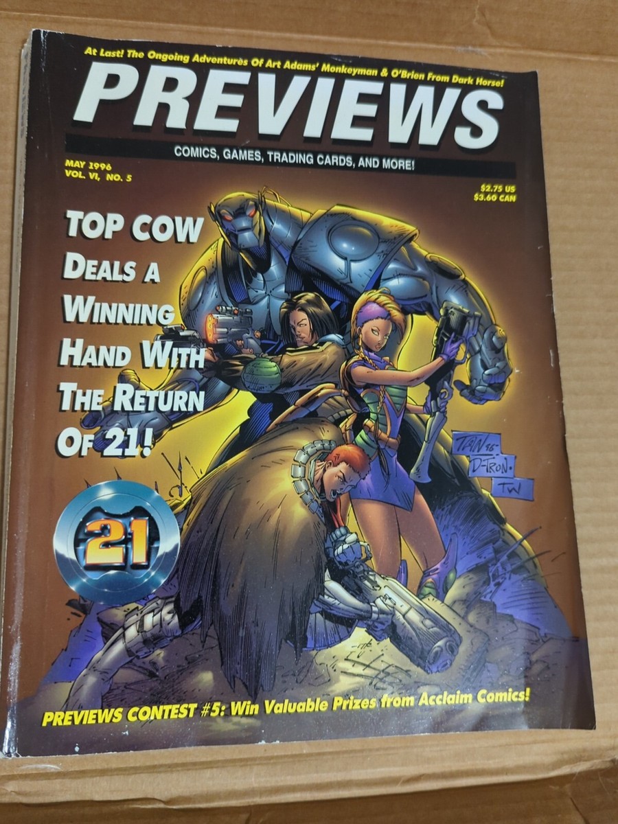 PREVIEWS comics magazine May 1996 vol 6 #5 | eBay