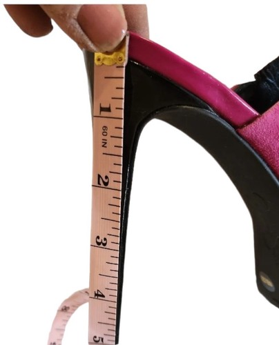 Jessica Simpson Size 6.5 Cut Out High Heel Slingback Stiletto Pump In Hot Pink - Picture 3 of 6