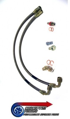 Verdrillte Turbo Zu- & Rücklauf Leitungen Für R34 gtt skyline RB25DET Neo
