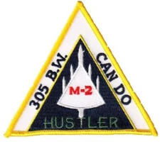 305th B.W. CAN DO M-2 HUSTLER Patch – Sew On