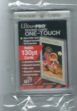 (1) Ultra Pro 130pt Rookie One-Touch Magnetic Card Holder - UV - BRAND NEW