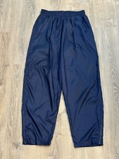 Nike Cross Training Vtg 80s 90s Windbreaker Pants Men XL USA MADE Zips Pockets