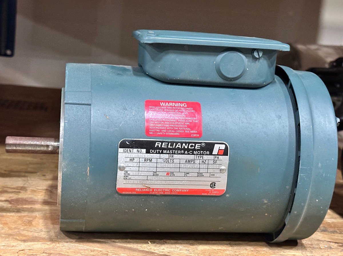 Reliance B77C8071N-SH AC Motor, 1.5HP Frame FK56C | eBay