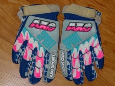 VINTAGE AXO SPORT SERIES 21 BMX MOTOCROSS MX RACING GLOVES KIDS S - 5