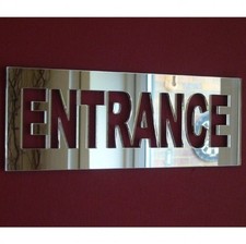 Ingresso Specchio Acrilico Misura ( Varie Taglie Disponibili)
