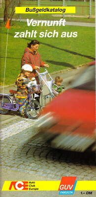 Reason pays off, catalogue of fines of the FRG, status 4/93