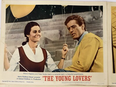 The Young Lovers 1964 Vintage Lobby Card Set w/ Peter Fonda