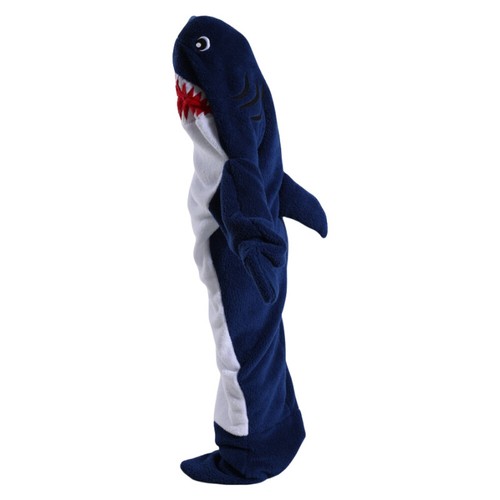 Unisex Shark TV Blanket Flannel Soft Sleeping Bag Jumpsuit Pajamas Fancy Dress - Picture 23 of 24
