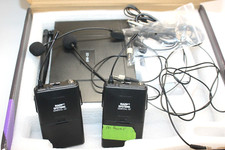 Defective Nady Dw-22 Lthm Digital Wireless System W/ 2 Headset Mics #r6499