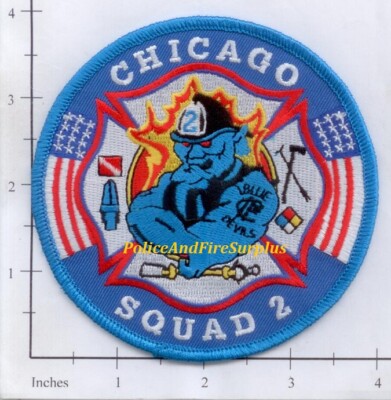 Illinois - Chicago Squad 2 IL Fire Dept Patch - Genie | eBay