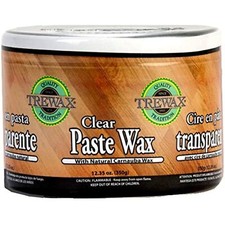 Trewax Paste Wax with Natural Carnauba Wax, Clear, 12.35-Ounce
