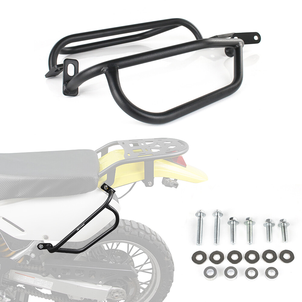 Side Crash Bars Side Cover Saddlebag Guards Set Fit For Suzuki