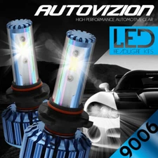 AUTOVIZION LED HID Headlight kit 9006 White 1992-1999 Chevrolet C1500 Suburban