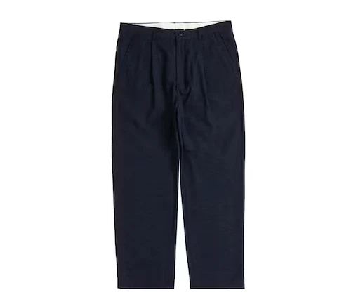 Supreme Pleated Trouser - Navy - Size 32