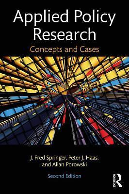 Applied Policy Research by Springer, J. Fred