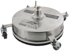 Erie Tools 18" Stainless Steel Pressure Washer Surface Cleaner Wheels No Handle