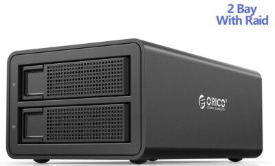 ORICO Aluminum Dual bay 3.5'' HDD Docking Station USB3.0 to SATA With RAID HDD