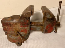 Wilton Torco 4” Bench Vise Swivel Base Schiller Park Illinois Machinist Tool Vtg