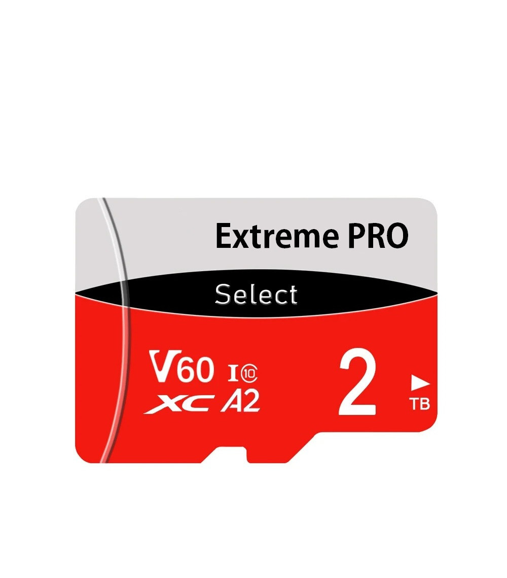 2TB Micro SD Card Class 10 A2 Extreme PRO for Camera Phone PC Adapter