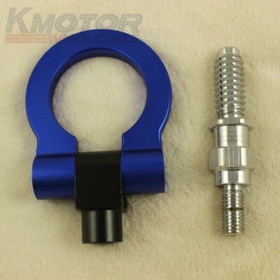 Blue CNC Euro Racing T2 Tow Hook For BMW M E30 E36 E46 E81 E90 E91 E92 E93 1 3