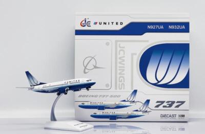 1:200 JC Wings UNITED BOEING B737-500 Passenger Airplane Diecast