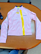 NWT - Juicy Couture Women's Cotton Velour Pickleball Jacket Size M Medium Pink