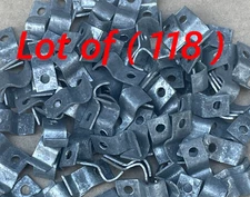 Steel 1 One Hole Cable Straps (No Screw Included) (Lot of 118)