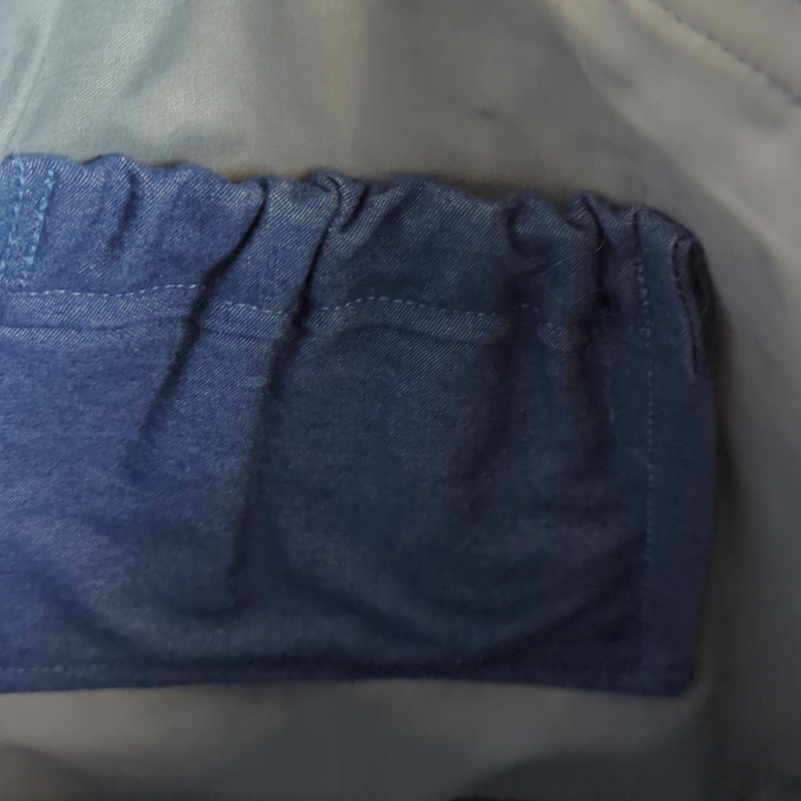 Denim Patchwork Studded Handbag/ Tote Handmade Fa… - image 11