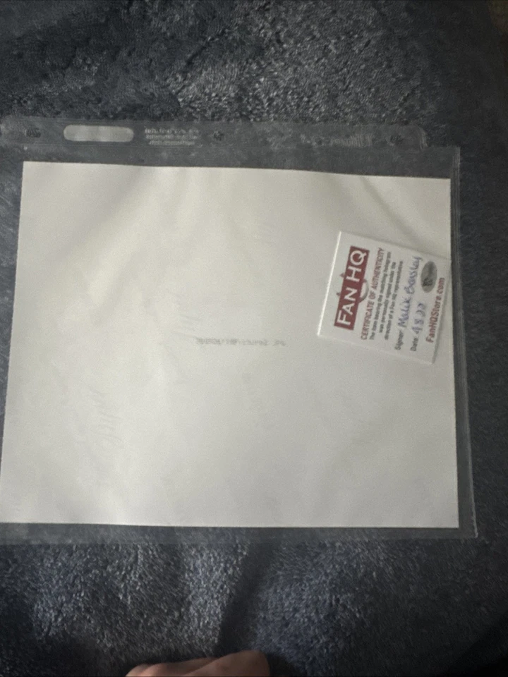 Foto firmada por Malik Beasley Timberwolves 8x10 autenticada Foto 2 de 2