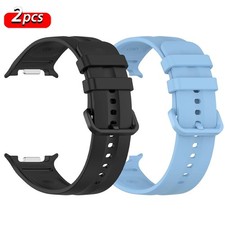 2 PACK Silicone Band for Samsung Galaxy Watch 9 40/44mm Replacement Sport Strap
