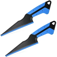2 PCS Window Tint Squeegee Magnetic Rubber Scraper Tool All-Purpose for Film