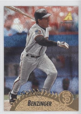1995 Pinnacle Museum Collection Todd Benzinger #307 0e3
